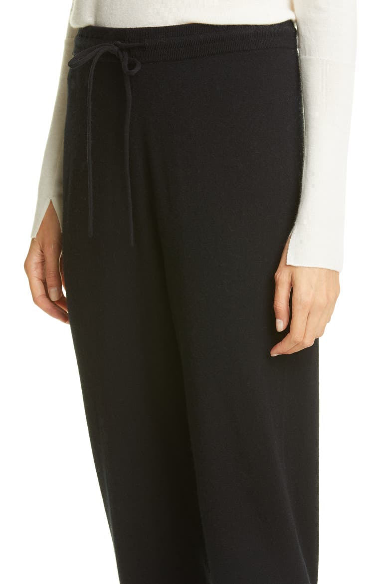 Wool & Cashmere Knit Pants, Alternate, color, BLACK