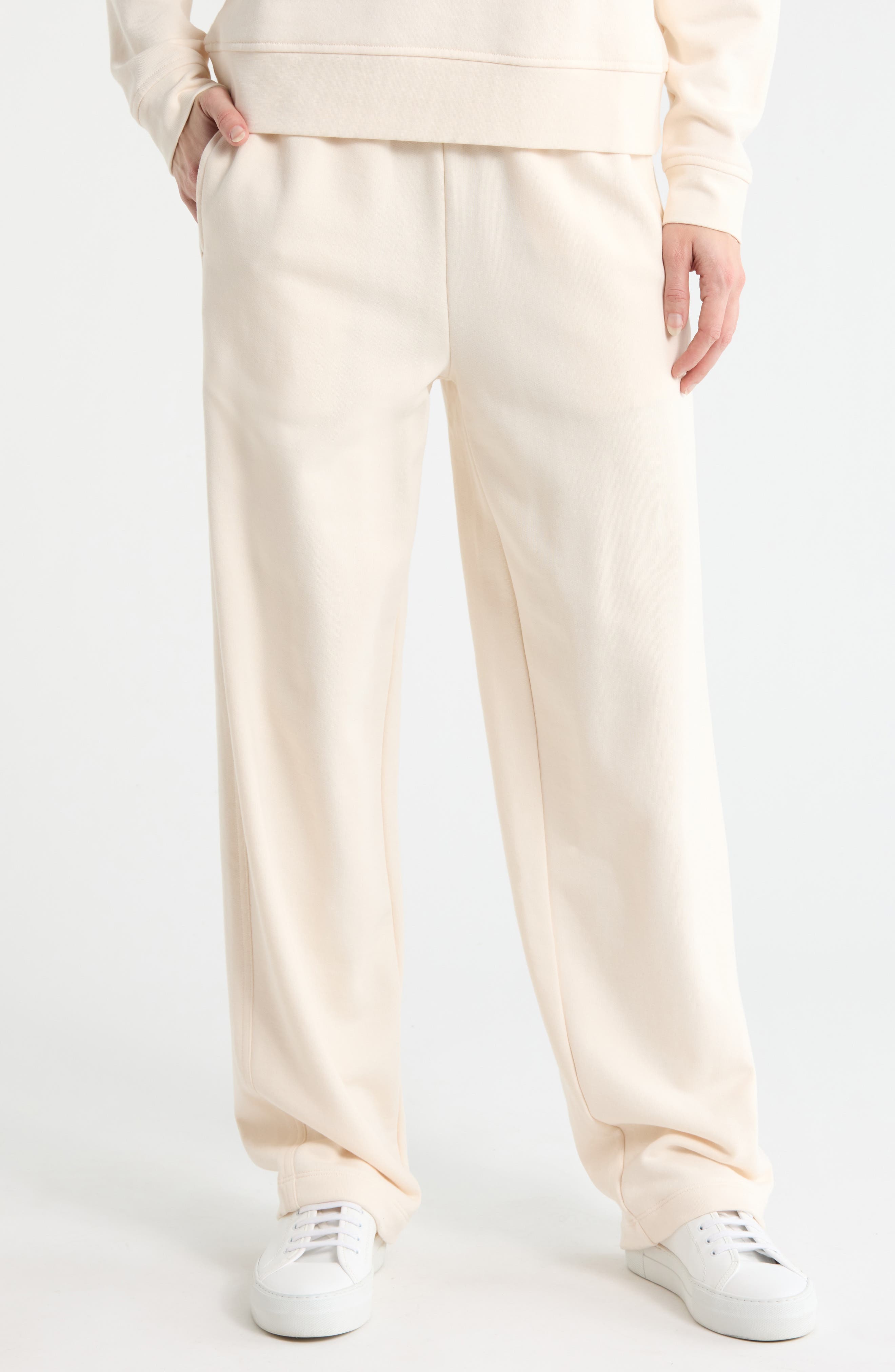 Vince Cotton Wide Leg Sweatpants