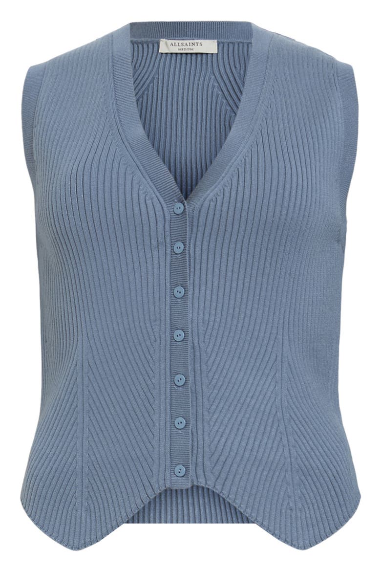 Cruz Rib Vest, Alternate, color, FLINT GREY