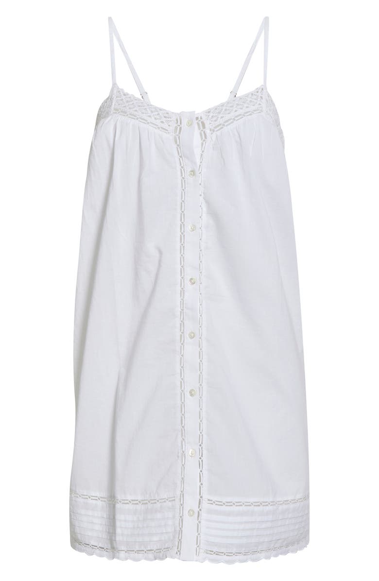 Polo Ralph Lauren Cotton Voile Chemise, Main, color, White Cloud