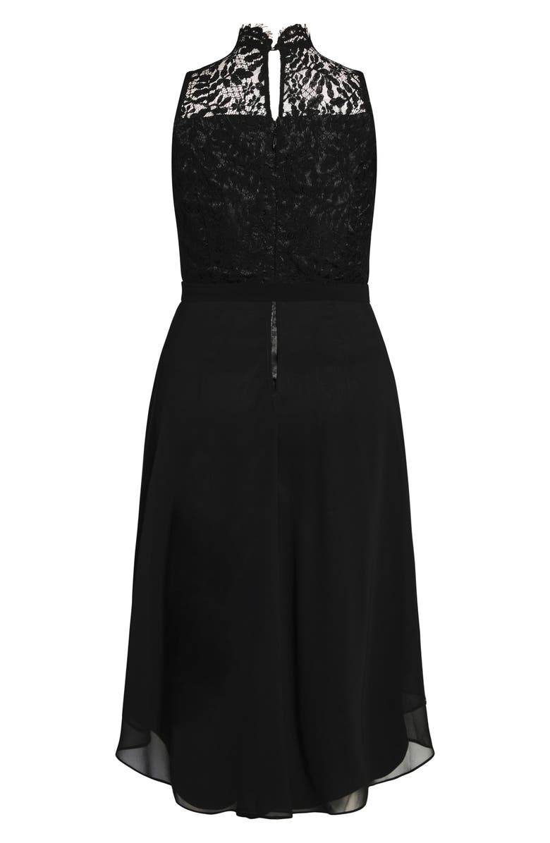 City Chic Lover Sleeveless High-Low Dress, Alternate, color,