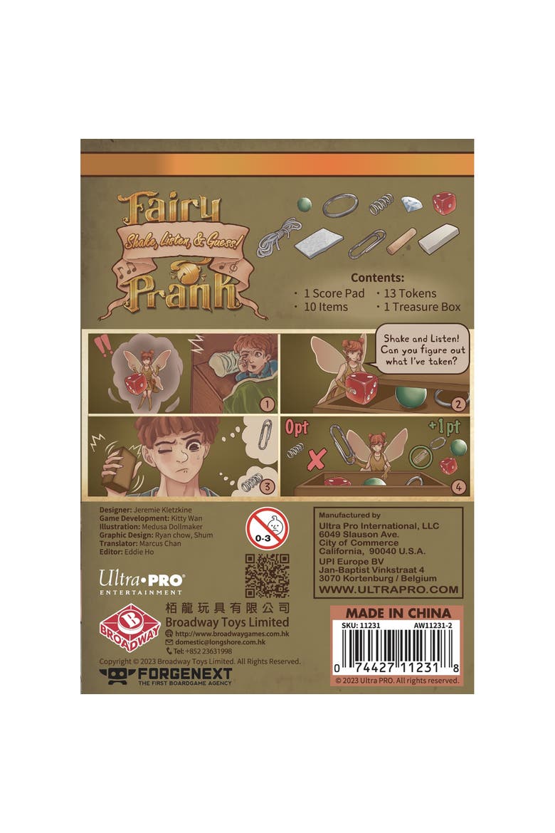 Fairy Prank Board Game,  Fun for Families, Ages 8+, Alternate, color, Multicolored