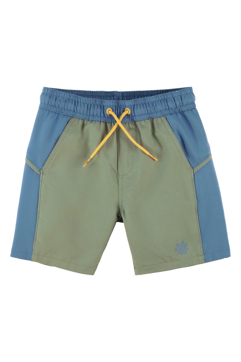 Active Swim Trunks, Main, color, Lily Pad/Baltic