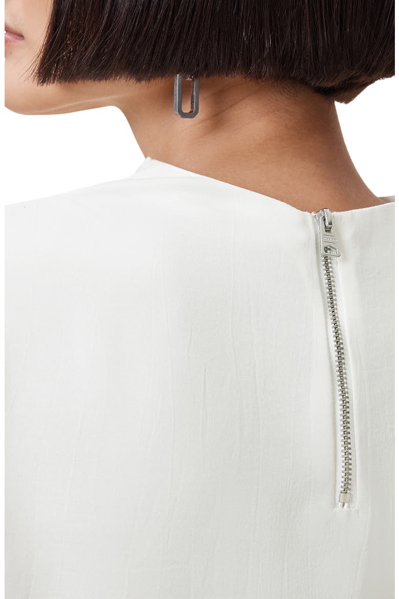 Leslie Side Ruched Top, Alternate, color, ANTIQUE WHITE