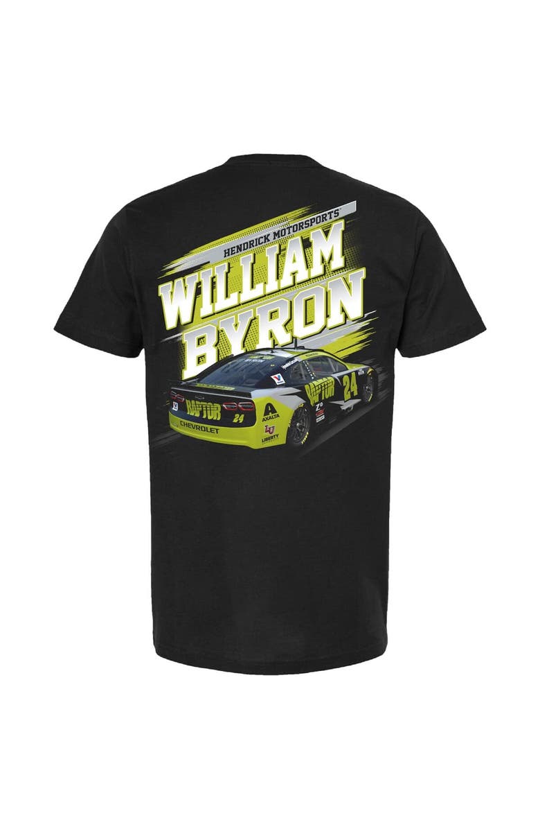 HENDRICK MOTORSPORTS TEAM COLLECTION Men's Hendrick Motorsports Team Collection Black William Byron Raptor Car T-Shirt, Alternate, color, Black