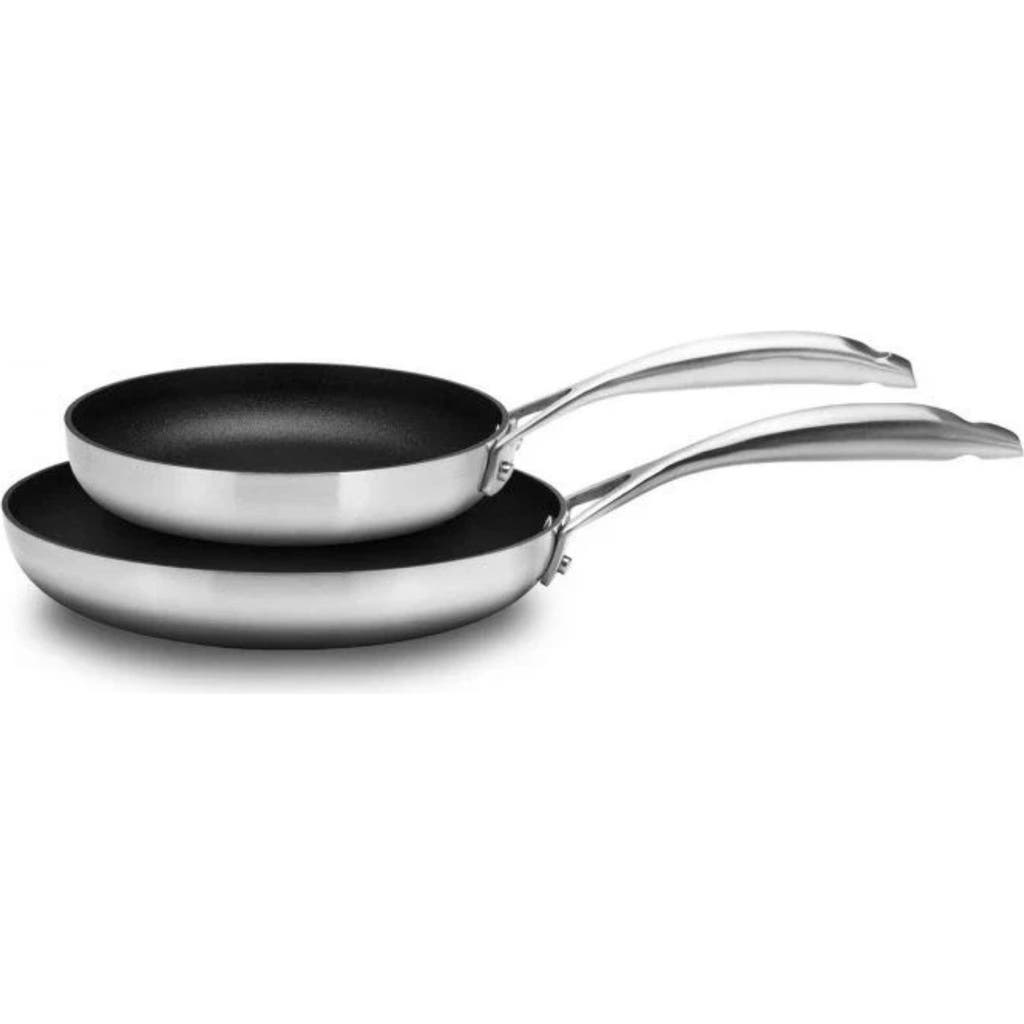 Scanpan Cs+ 2-piece Fry Pan Set In Silver