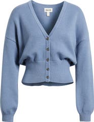 Open Edit Rib Waist Cardigan