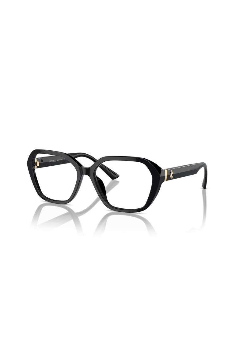 53mm Butterfly optical glasses, Main, color, Black