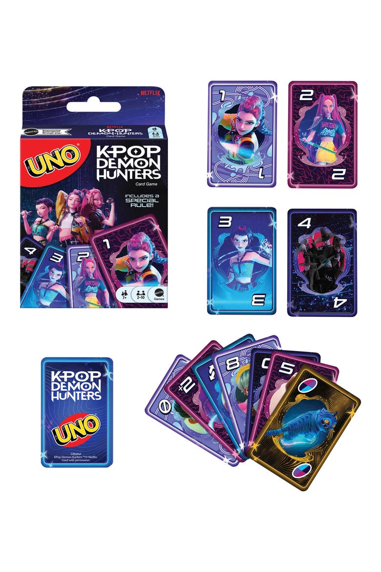 K-Pop Demon Hunters Uno Game, Alternate, color, ASSORTED
