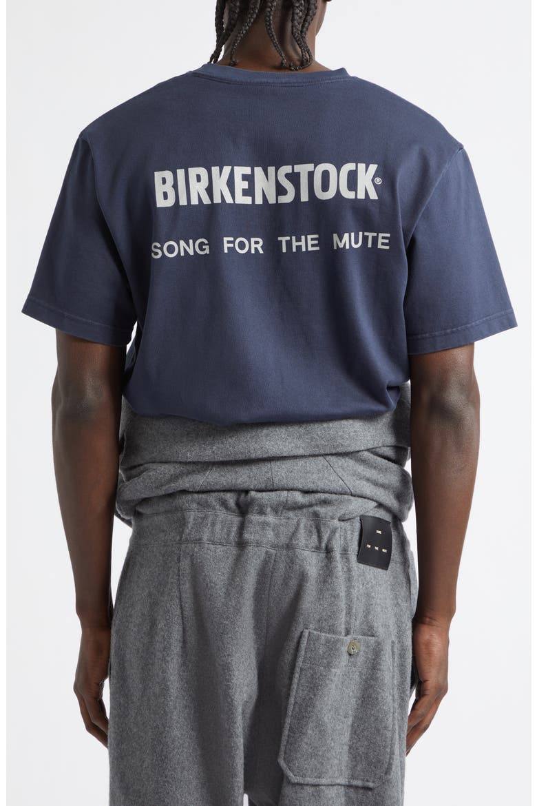 x Birkenstock The Collector Classic Graphic T-Shirt, Alternate, color, OVERDYED NAVY