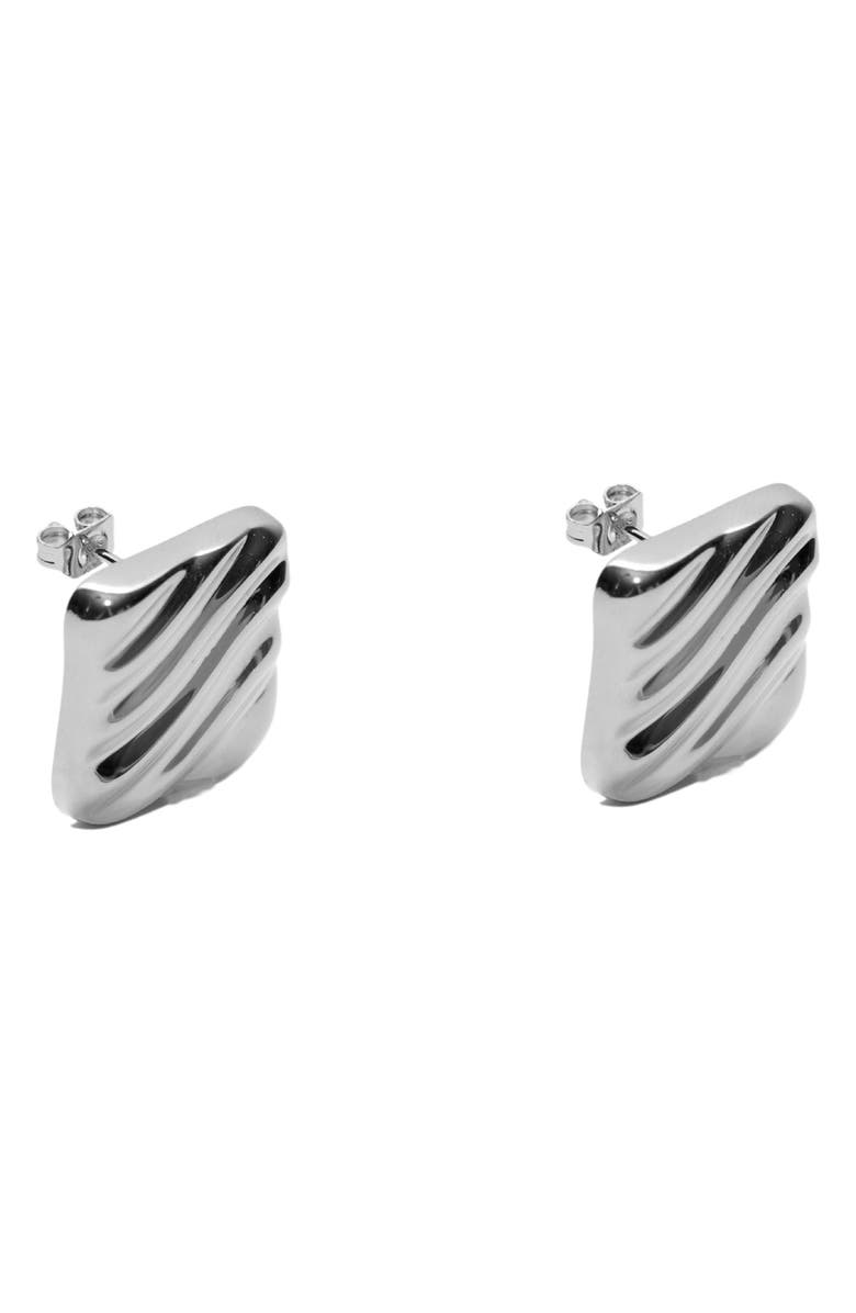 Argento Vivo Sterling Silver The Mirage Stud Earrings, Main, color, Silver