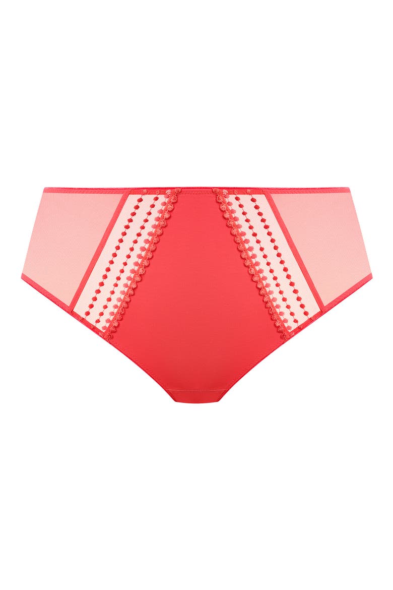 Matilda Full Figure Embellished Briefs, Alternate, color, SUNSET