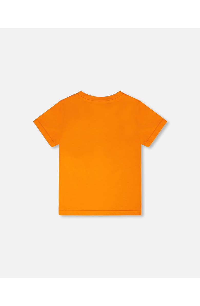 Deux par Deux Organic Cotton Jersey Bmx T-Shirt, Alternate, color, Orange