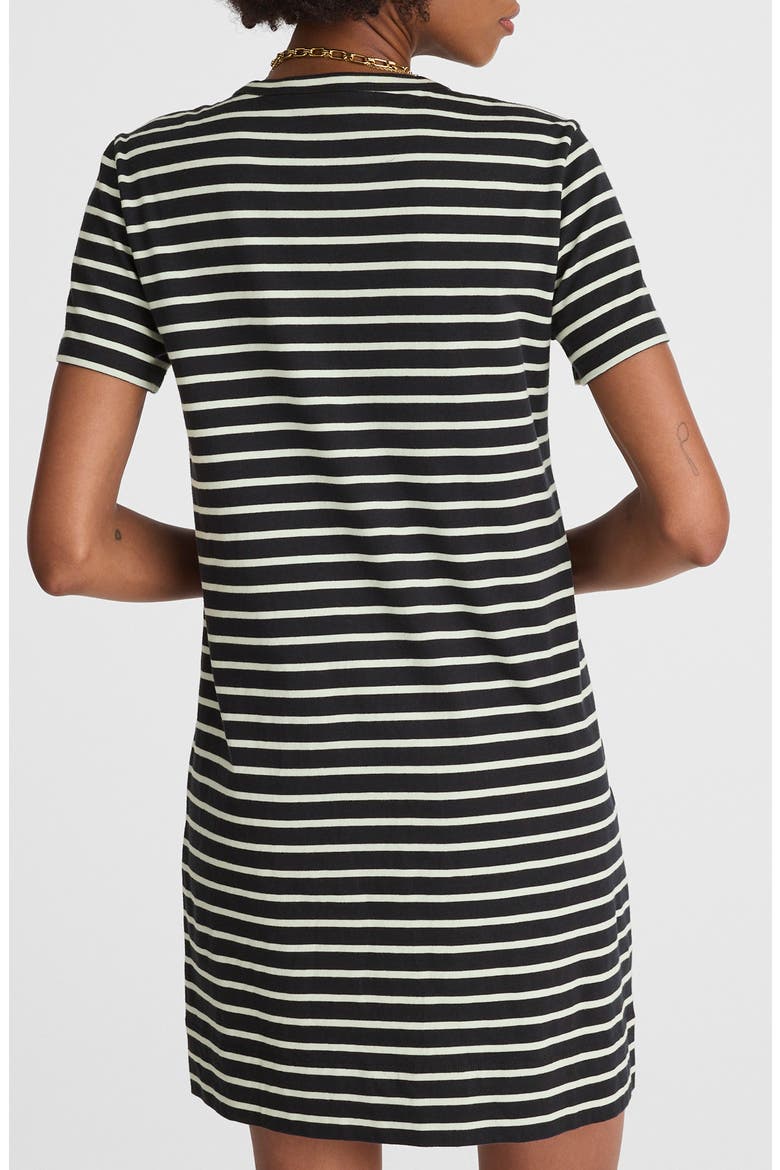 Stripe T-Shirt Minidress, Alternate, color, DARK NAVY