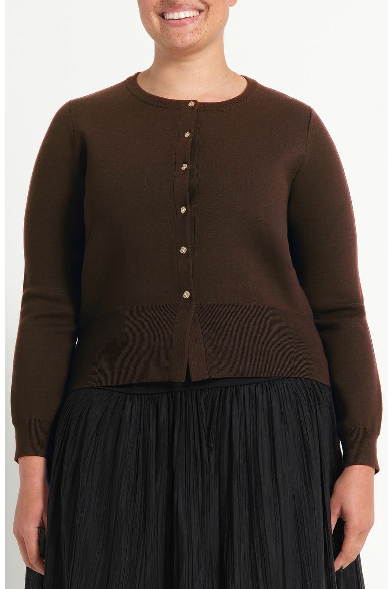 Jasmine Cardigan, Main, color, CHOCOLATE