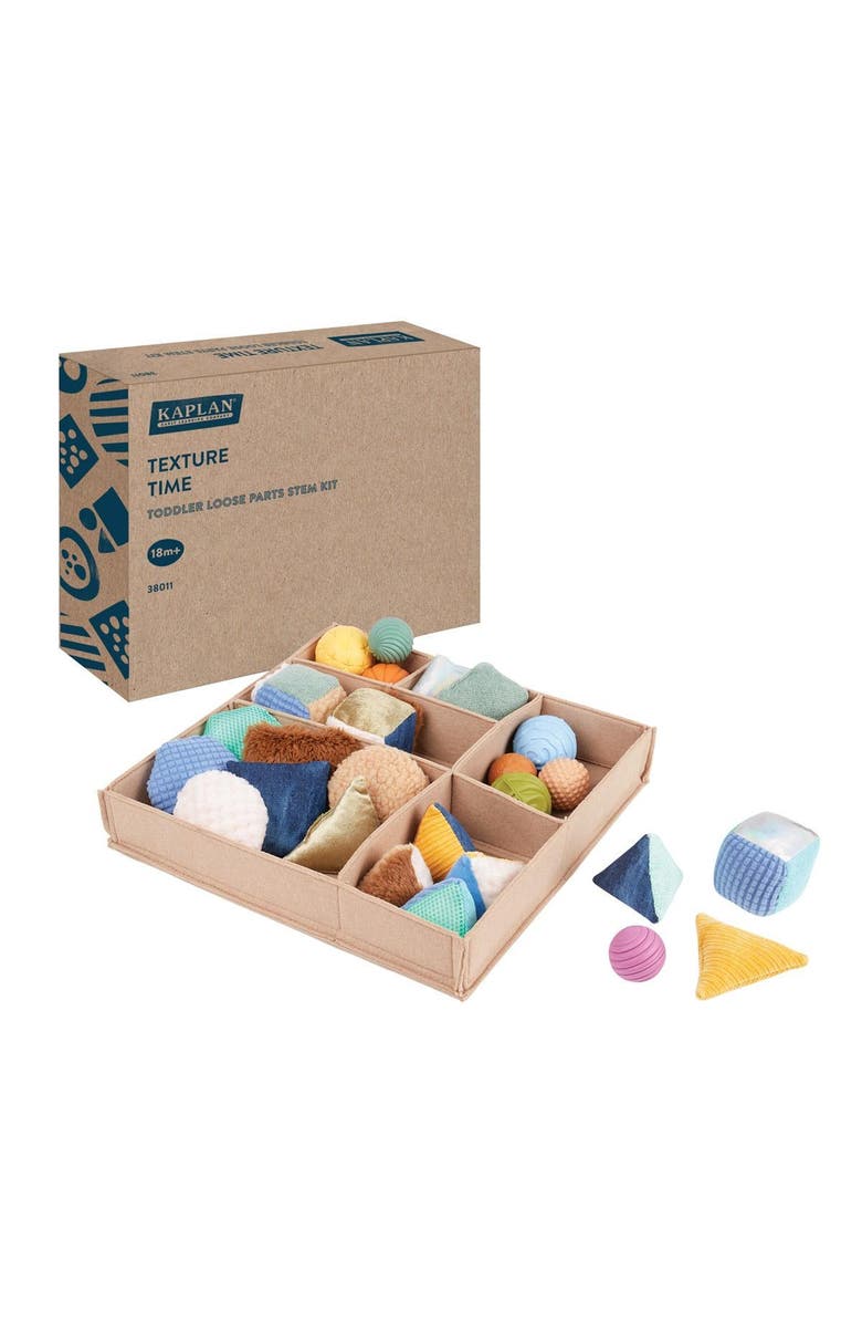 Kaplan Early Learning Company Texture Time Toddler Loose Parts STEM Kit, Main, color, Multicolored