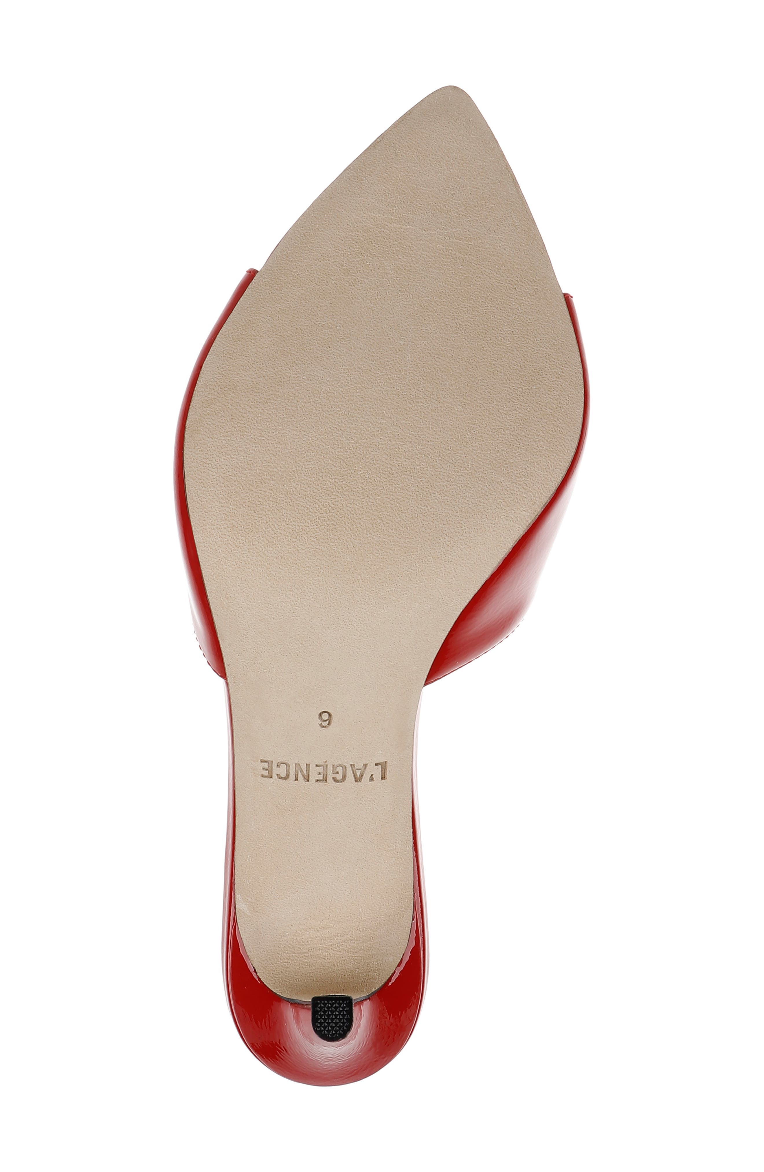 L'AGENCE Lolita VII Slide Sandal, Alternate, color, Red Patent