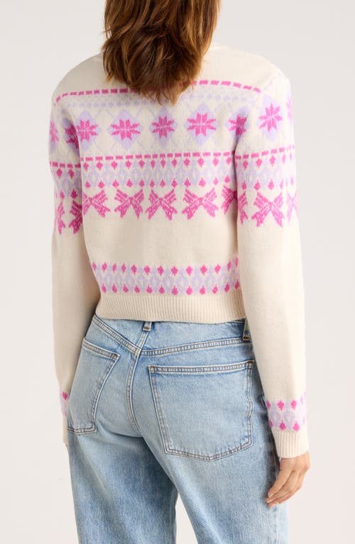 Abound Fair Isle Cardigan In Gold