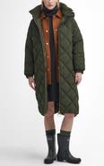 Barbour Kirkton Longline Puffer Coat