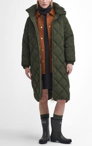 Barbour Kirkton Longline Puffer Coat