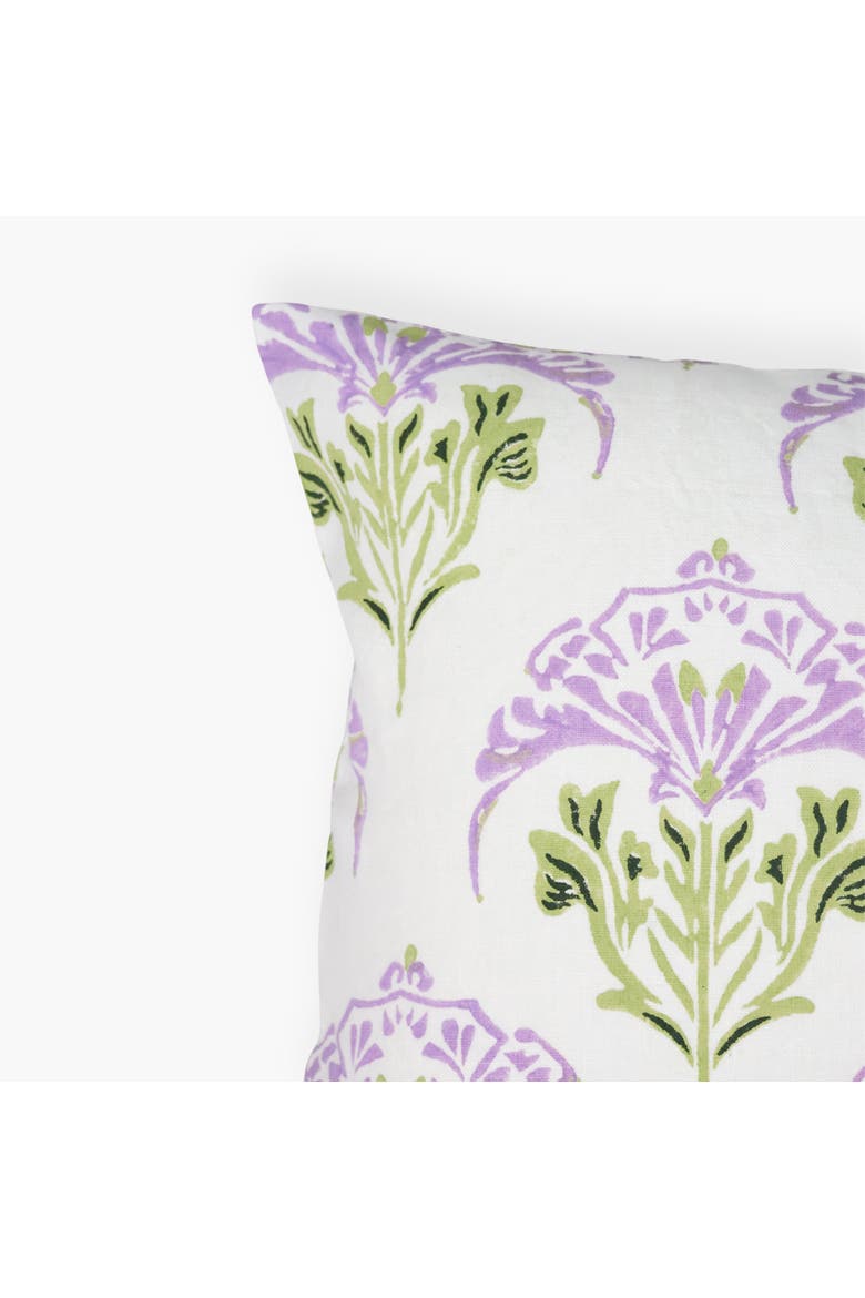 Soma - Lumbar Linen Throw Pillow Cover, Alternate, color, Lavender
