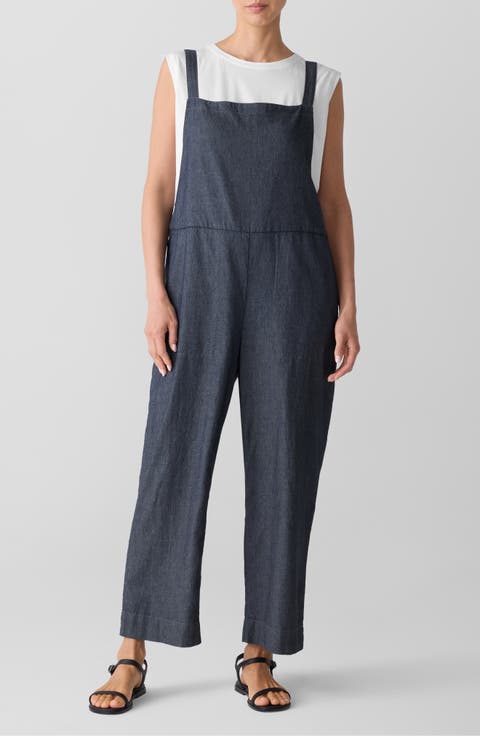Ankle Denim Jumpsuit