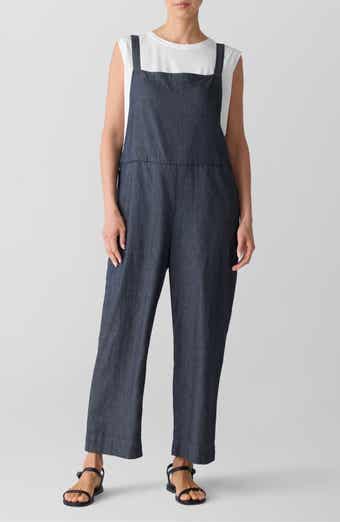 Eileen Fisher Ankle Denim Jumpsuit