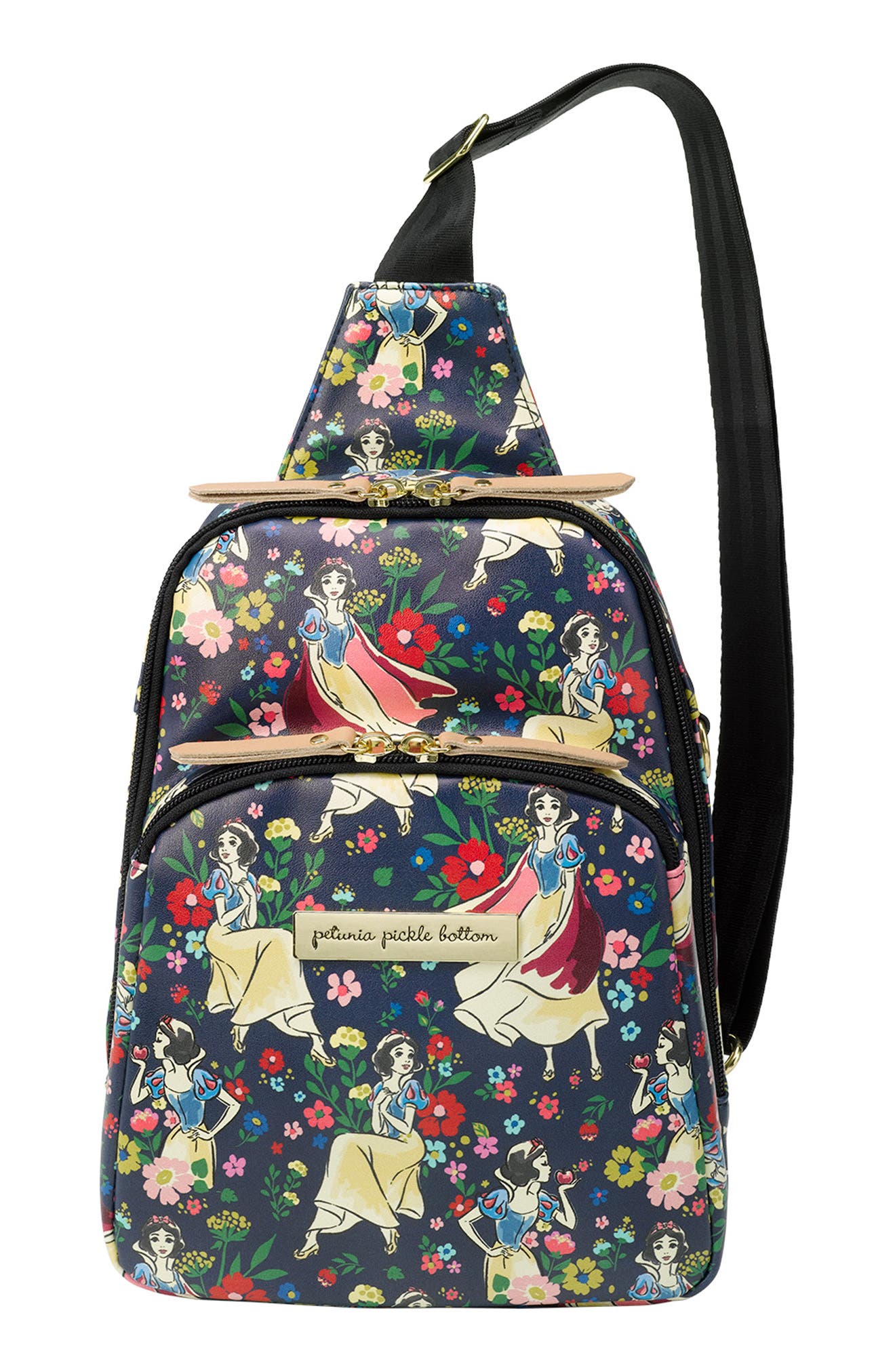 Petunia Pickle Bottom x Disney Snow White Crisscross Sling Bag, Main, color, 