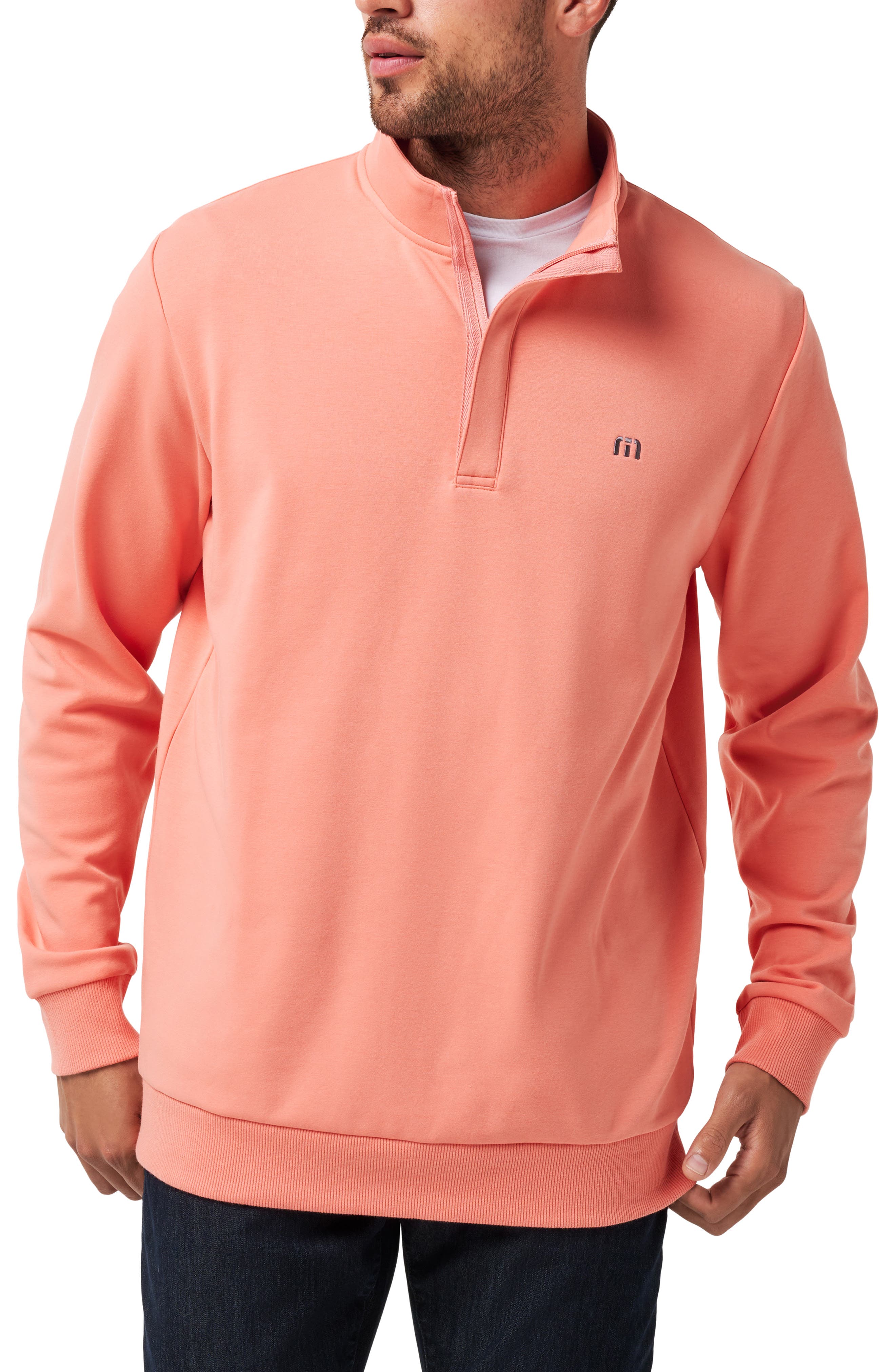 TravisMathew Cloud 2.0 Quarter Zip Pullover