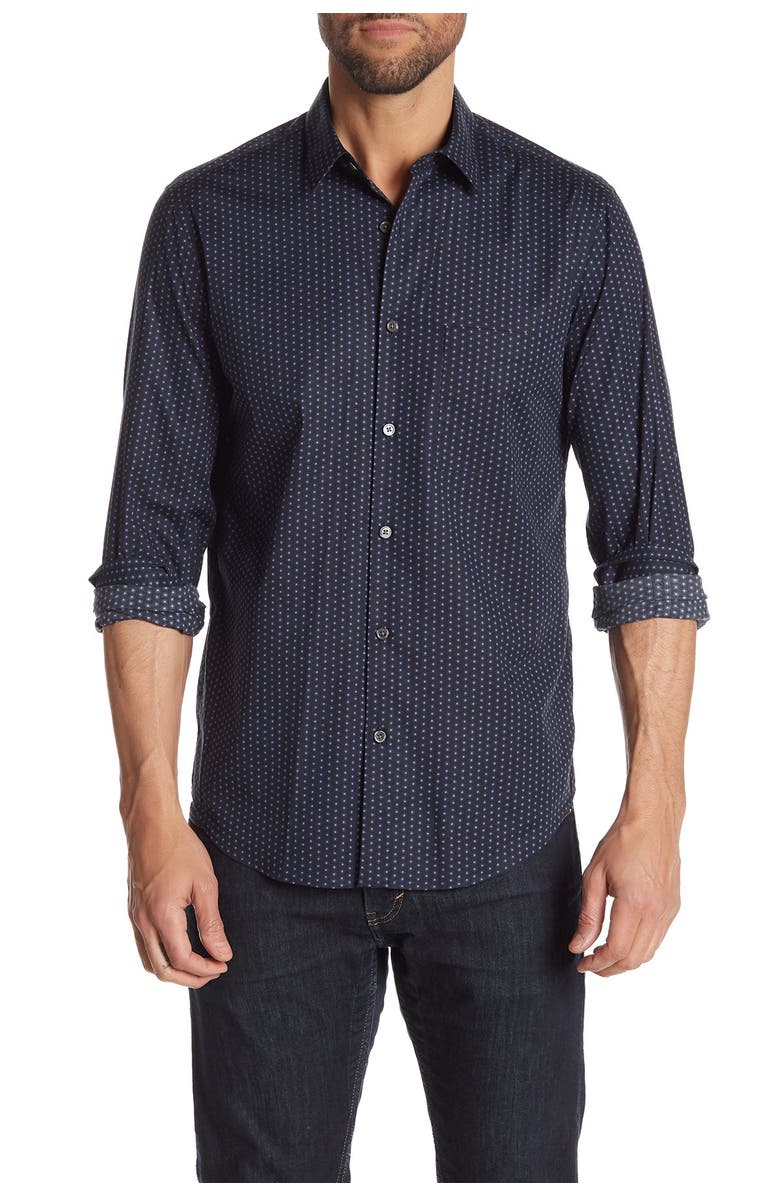 Theory Irving Pa Connel Dotted Sport Shirt, Main, color, 