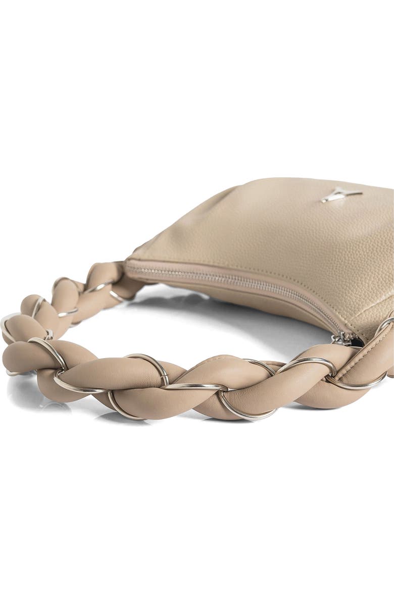 Manière De Voir Somme Leather Handbag, Alternate, color, Beige