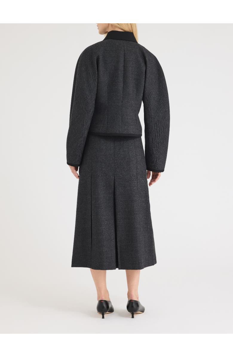 Rebecca Taylor Lucien Skirt, Alternate, color, Charcoal