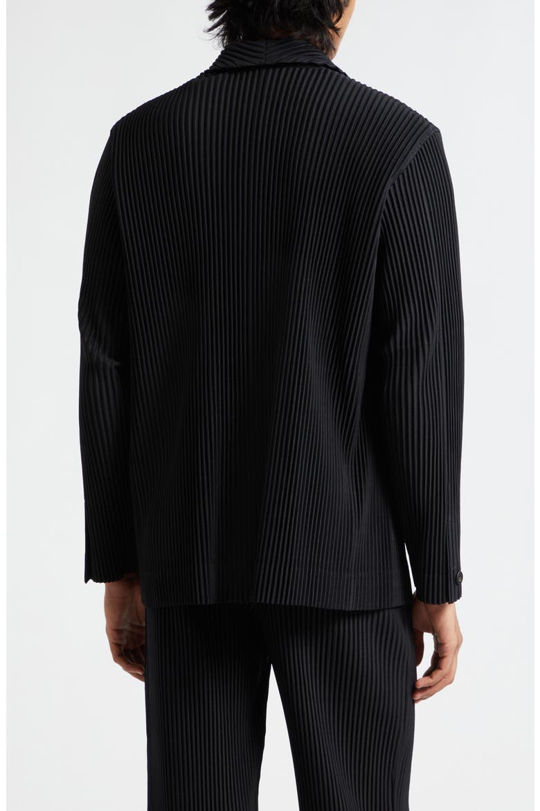 Pleated Blazer, Alternate, color, BLACK