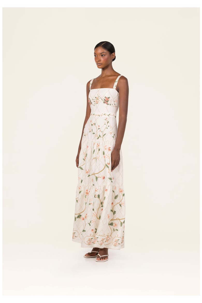 Lima Navegante Maxi Dress, Alternate, color, Ivory
