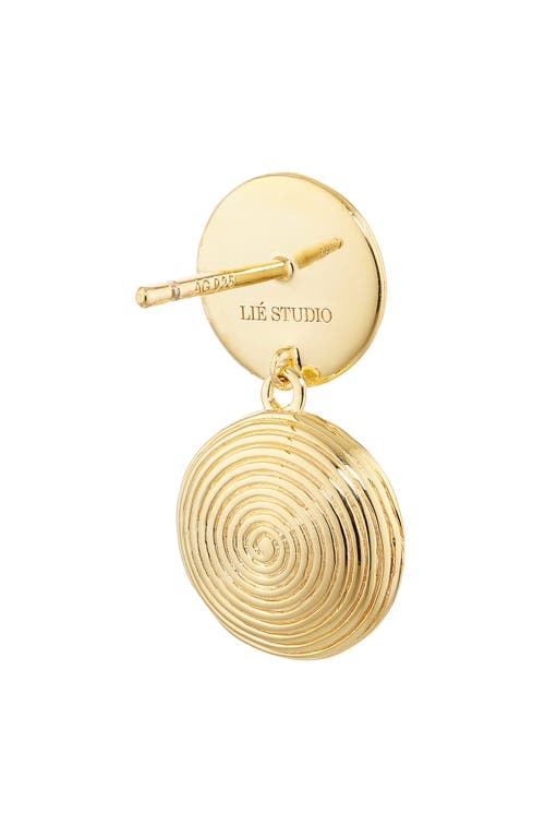 Lie Studio Lié Studio The Rita Drop Earrings In Gold