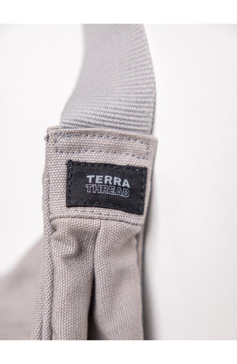 Terra Thread Organic Cotton Crossbody Bag, Alternate, color, Cloud Grey