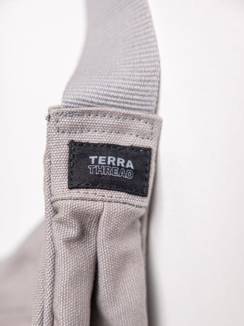 Terra Thread Organic Cotton Crossbody Bag In Gray