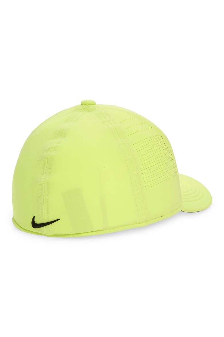Nike AeroBill Classic99 Golf Hat, Alternate, color, LEMON TWIST/ ANTHRACITE/ BLACK