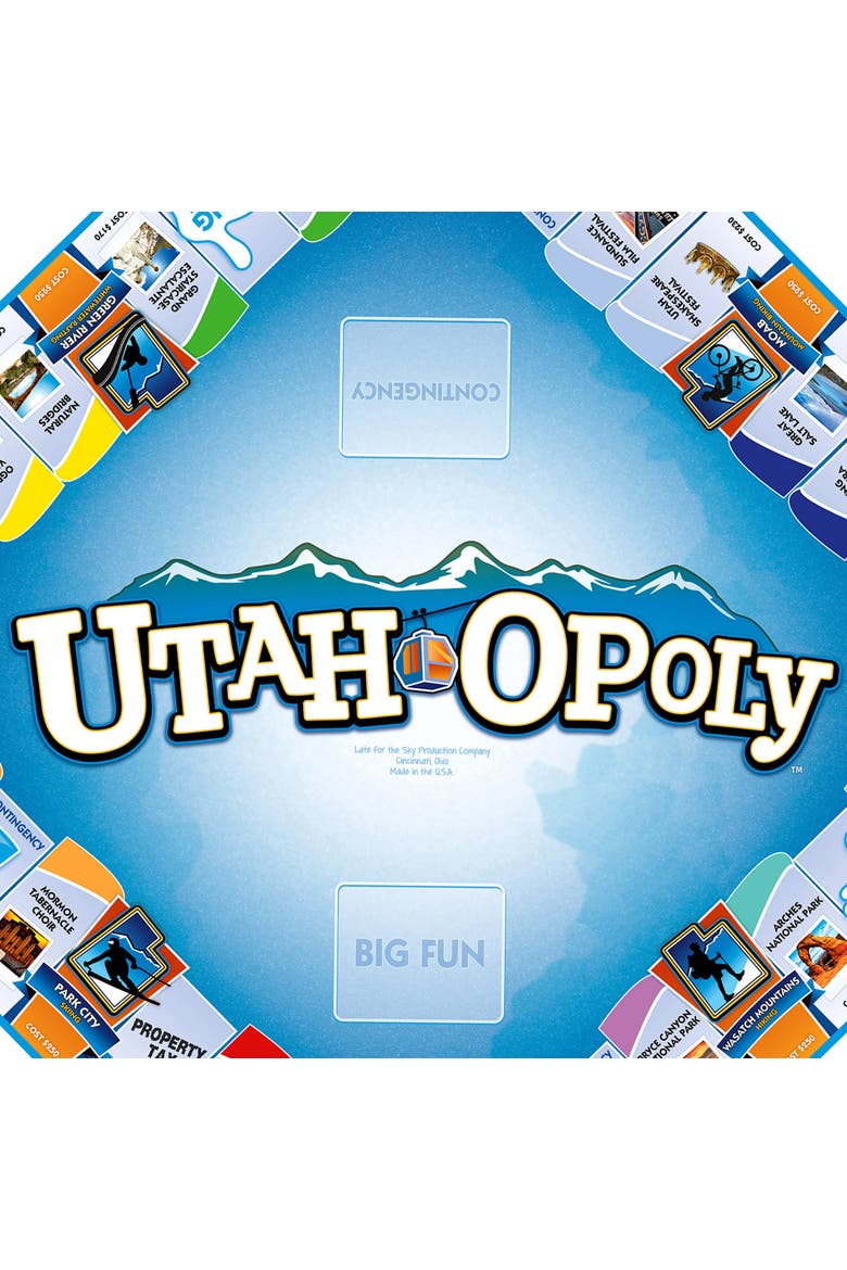 Utahopoly Monopoly Board Game, Alternate, color, Multicolored
