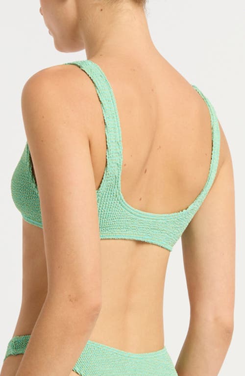 Bondeye Bond-eye Scout Crop Bikini Top In Bermuda Lurex