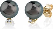 The Pearl Source Tahitian South Sea Pearl & Diamond Sasha Earrings