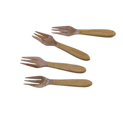 Serin Shell Cocktail Forks - Set of 4