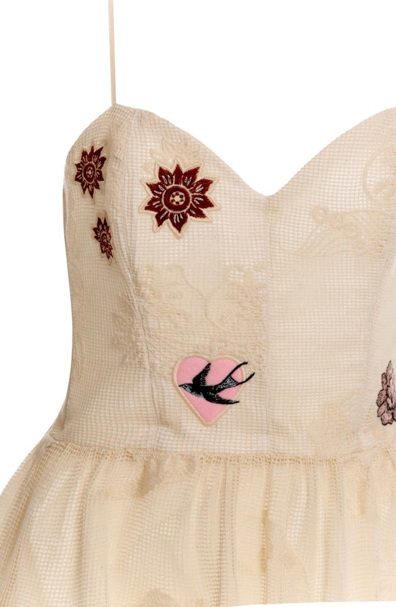 Agua Bendita Marcia Aura Cover-Up Dress, Alternate, color, Yellow Multi