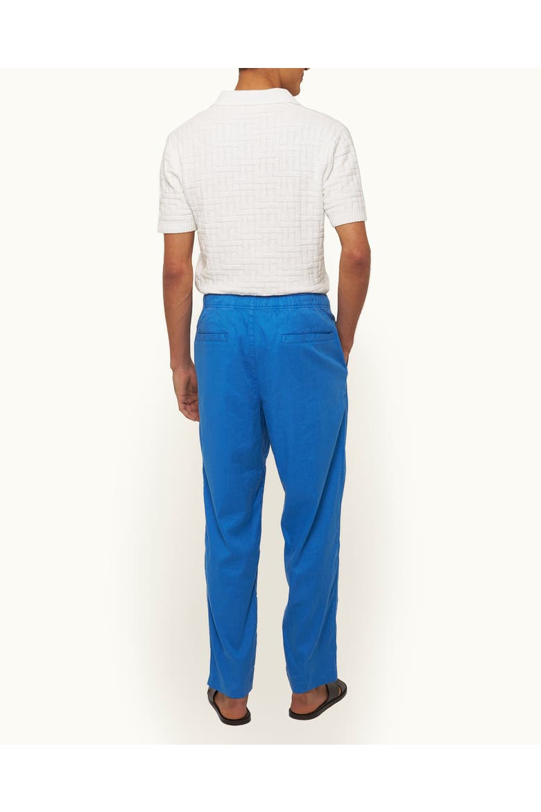 Alex Garment Dye Relaxed-Fit Trousers, Alternate, color, CATALINA BLUE