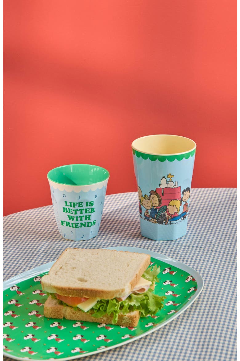 Melamine Cup Snoopy, Alternate, color, Soft Blue