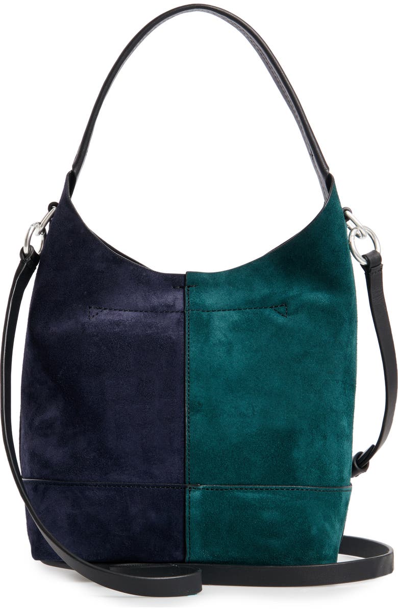 rag & bone Mini Camden Suede Tote, Alternate, color,