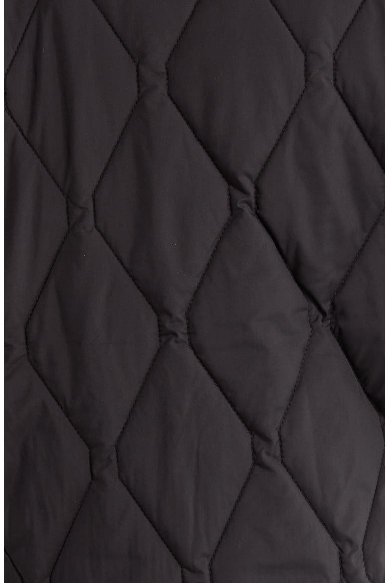 Cascade Quilted Hybrid Jacket, Alternate, color, BLACK