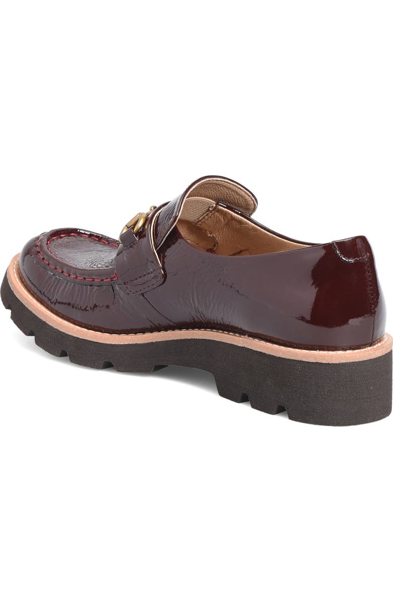 Söfft Prewitt Horsebit Loafer, Alternate, color, Burgundy