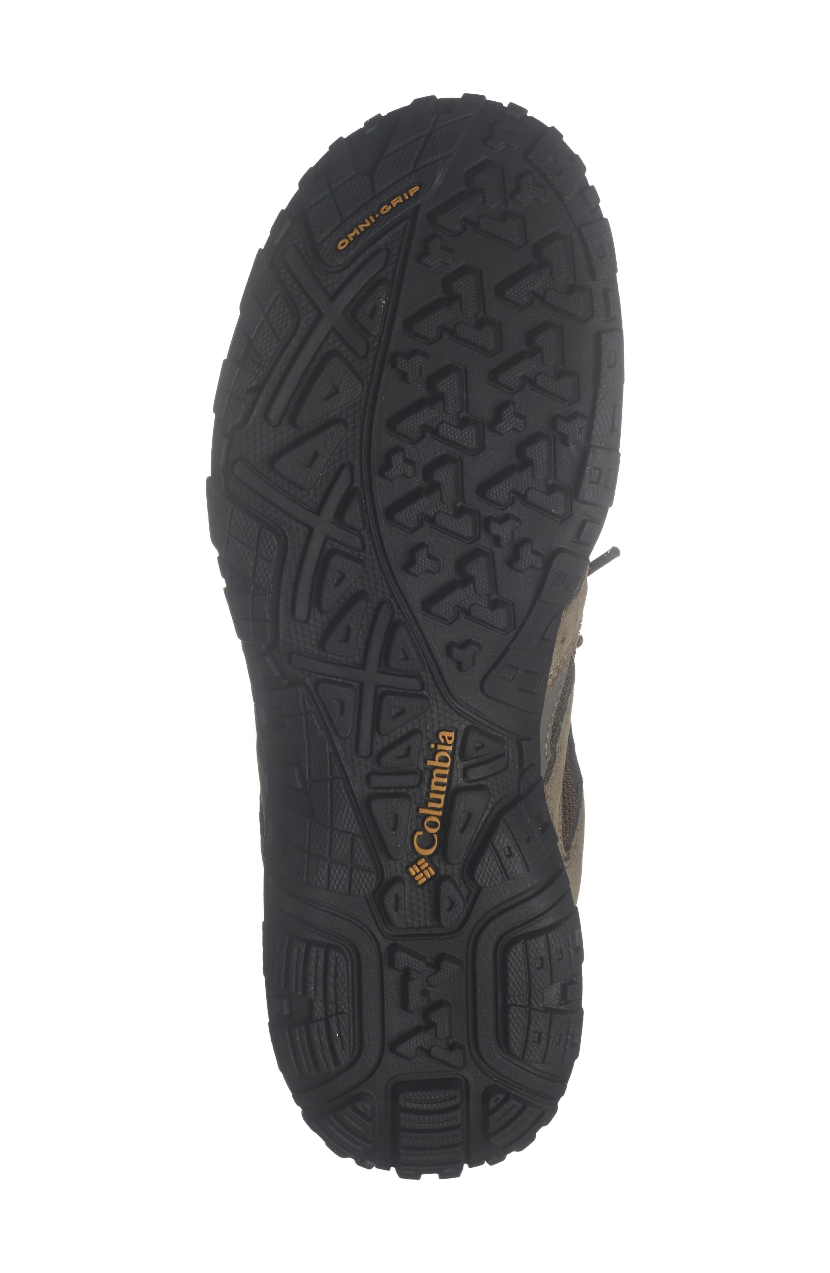 Redmond Mid Waterproof Hiking Boot, Alternate, color, CORDOVAN/ DARK BANANA