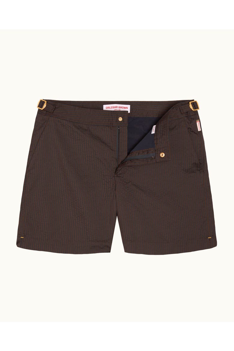 Bulldog Relaxed-Fit Swim Shorts, Main, color, Espresso